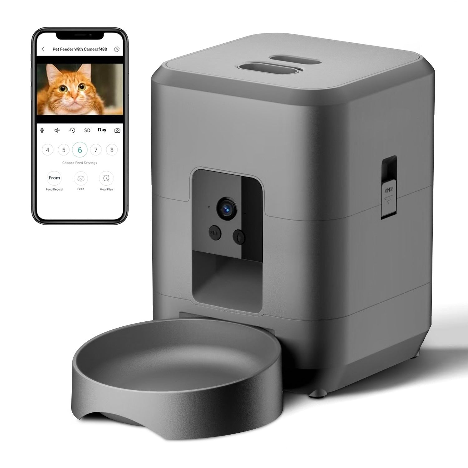 Pet Intelligent Timing Automatic Pet Feeder
