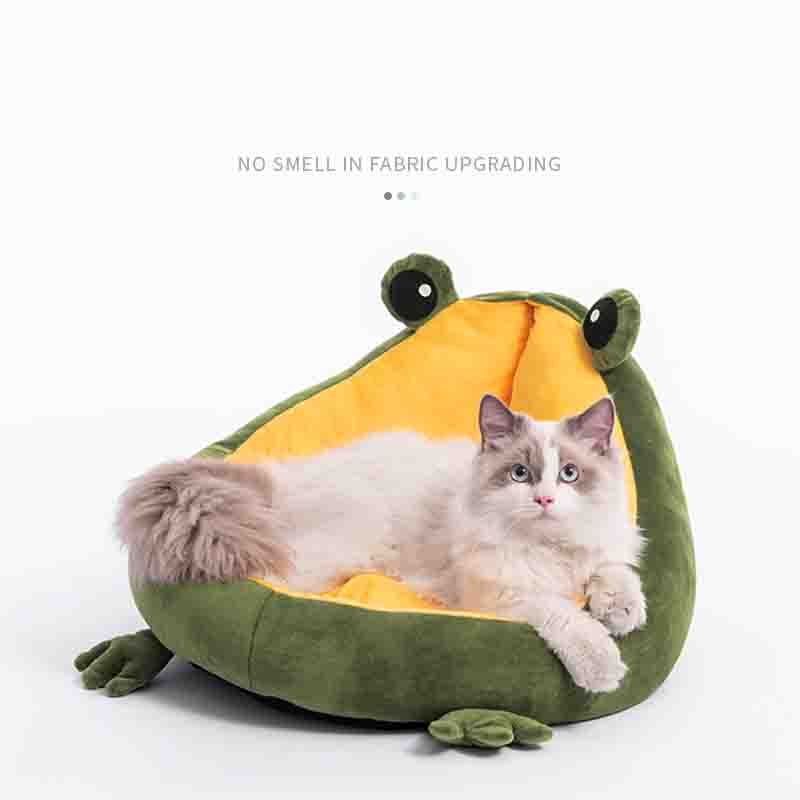 Winter Warm Semi-Enclosed Pet Bed