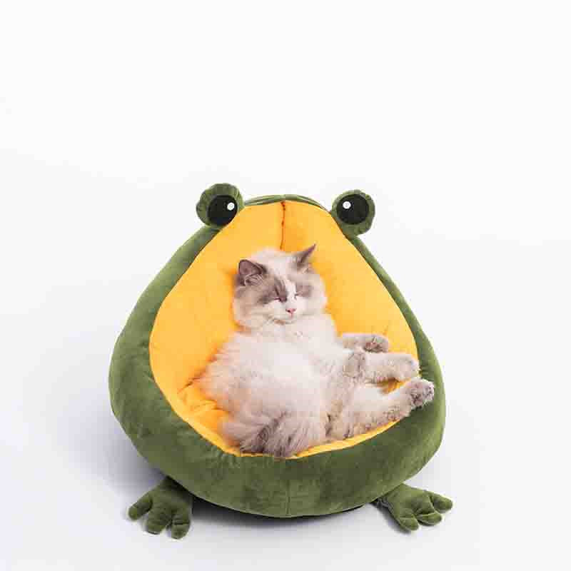 Winter Warm Semi-Enclosed Pet Bed