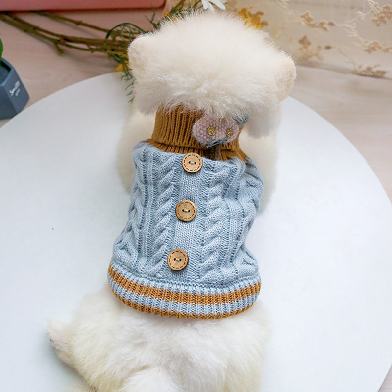 Dog Sweater Pet Clothes Teddy Clothes
