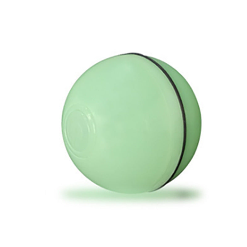 USB Rolling Flashing Cat Ball Toy