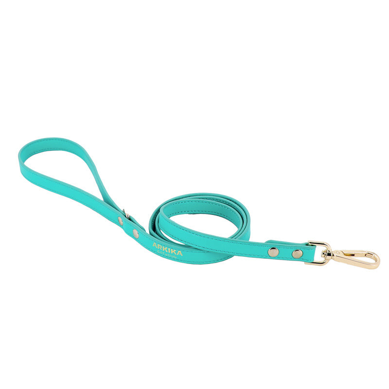 Pet Rhinestone PU Leather Adjustable Leash