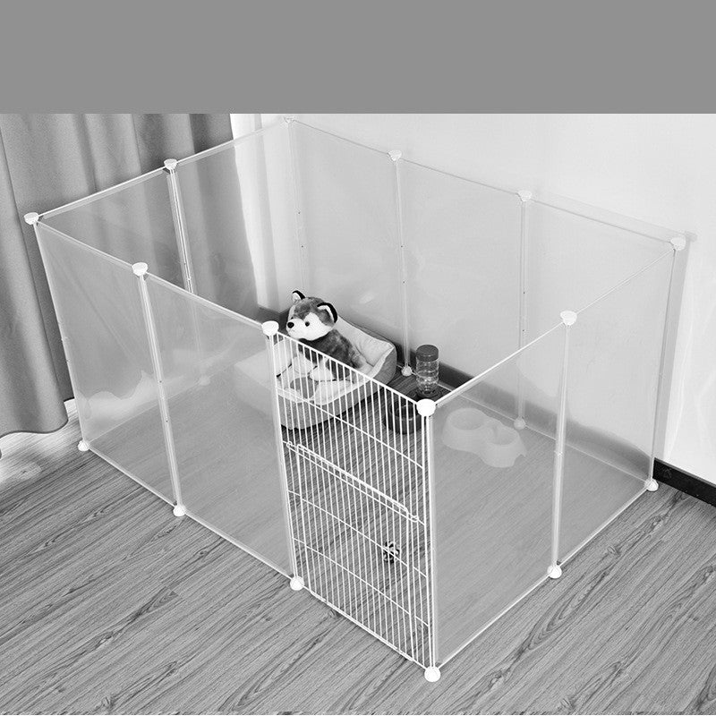 Full Transparent Resin Dog Fence