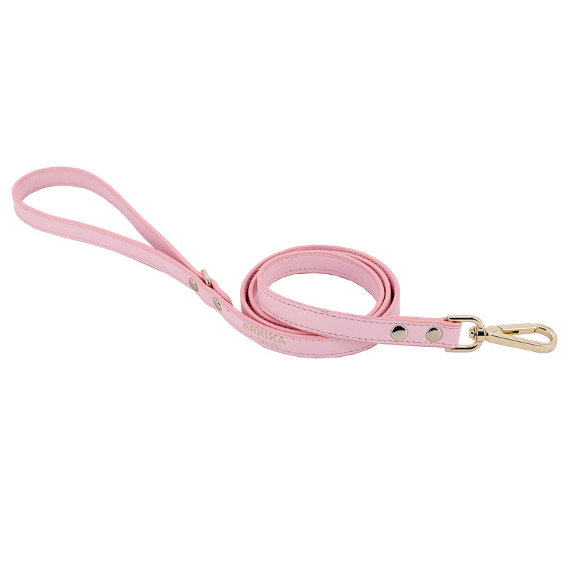 Pet Rhinestone PU Leather Adjustable Leash