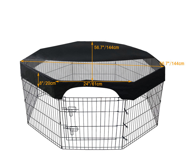Eight-sided Pet Fence Top Cover