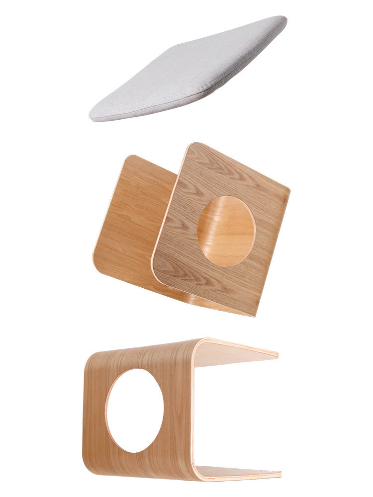 Washable Wooden Pet Bed