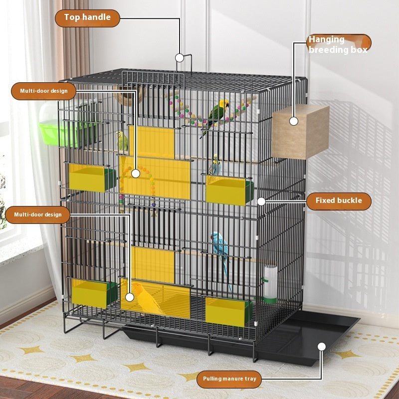 Personality Double Layer Bird Cage