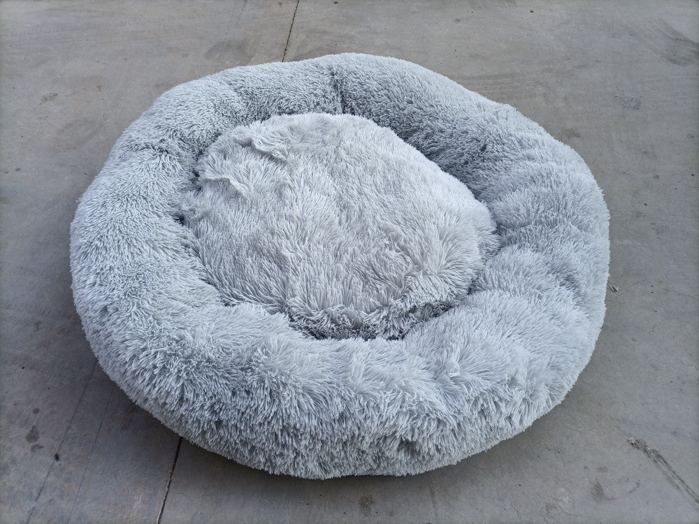 Plush Round Dog Bed