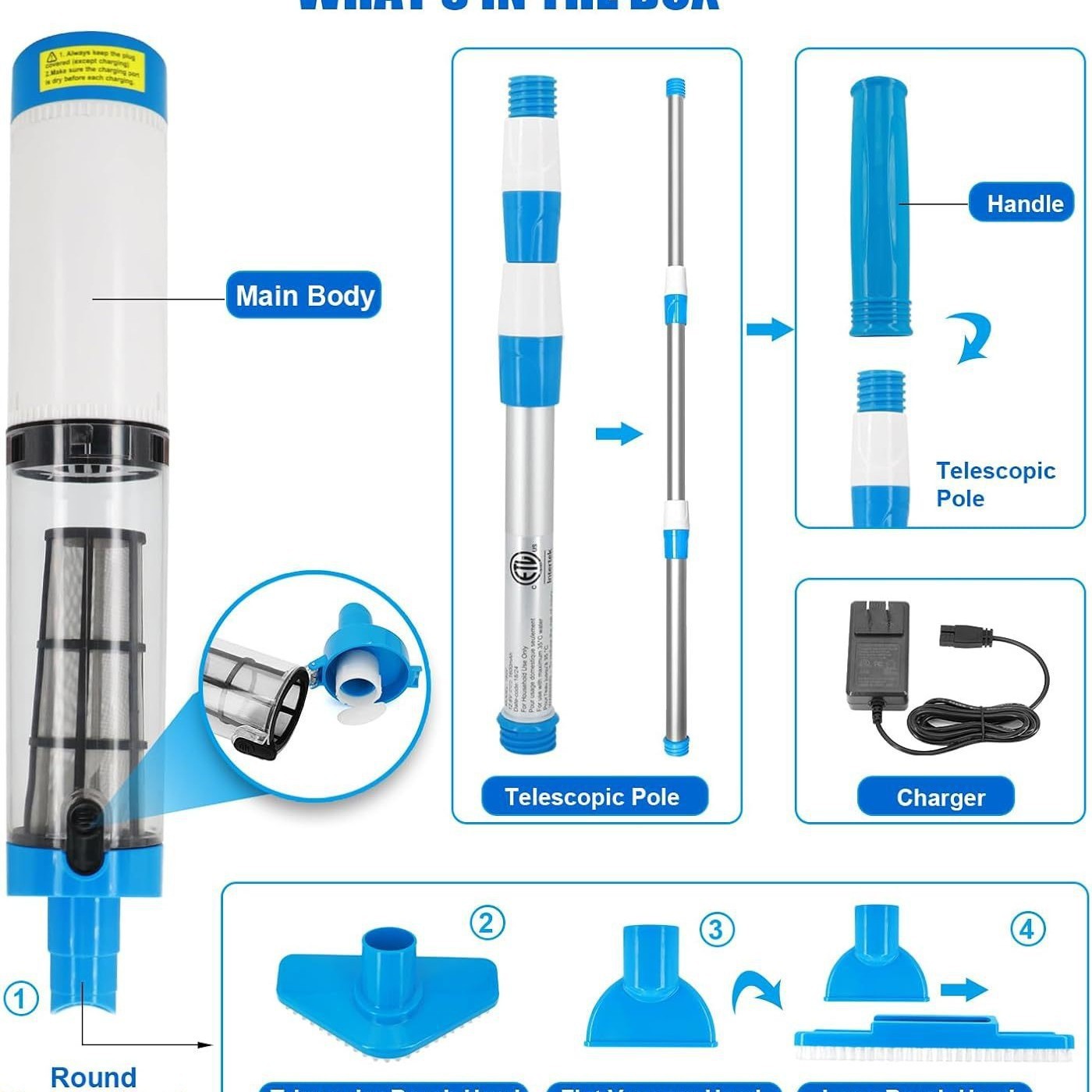 Wireless Vacuum Cleaner For Fish Tank