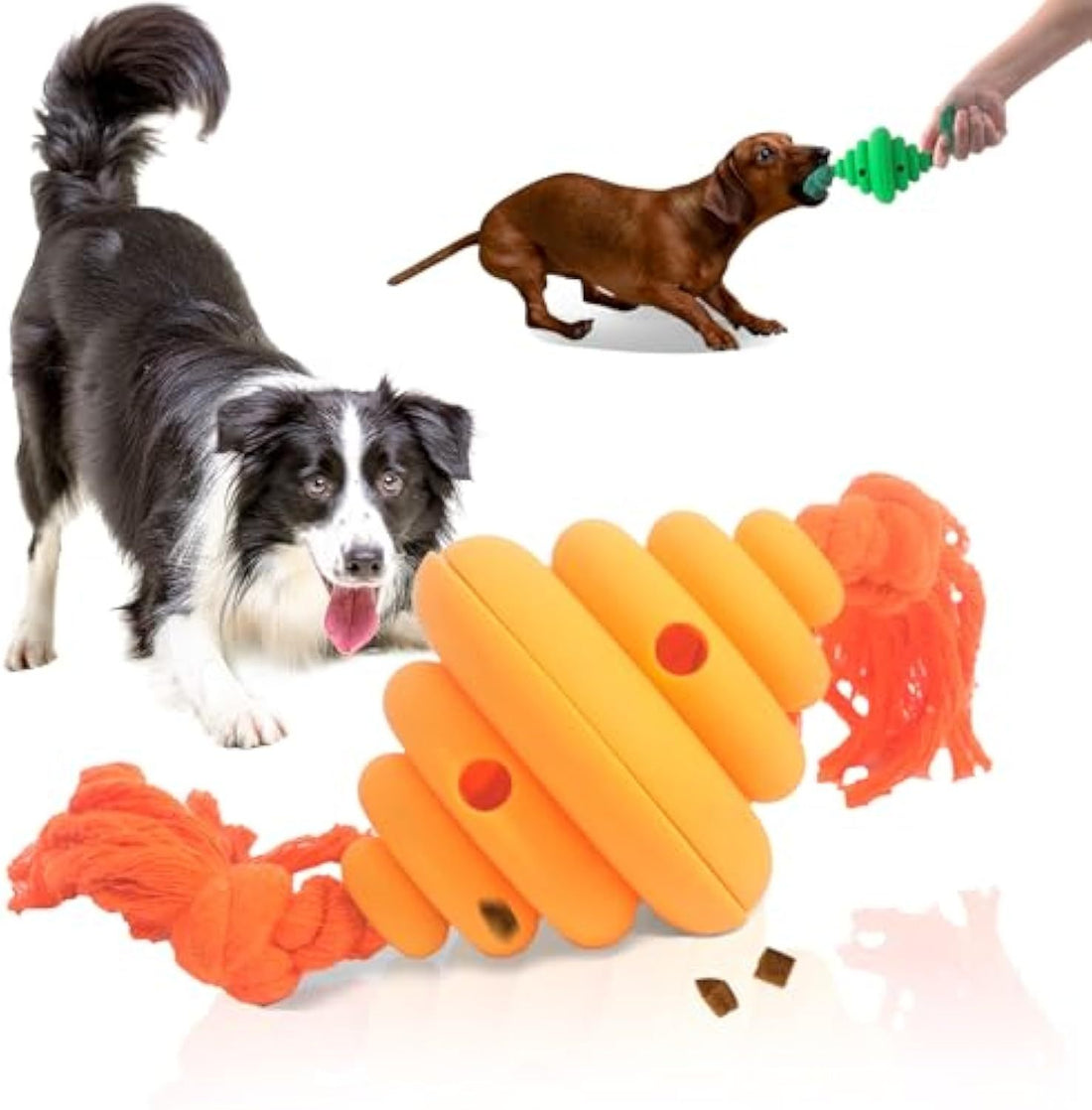 Dog Ball With Rope Toy
