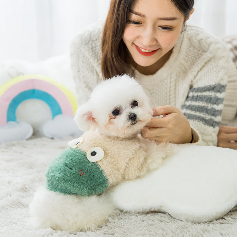 Cartoon warm pet sweater