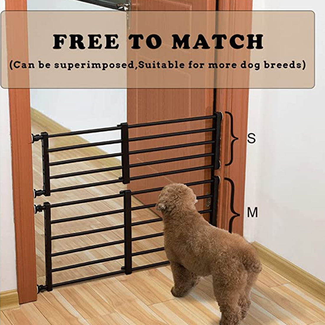No Hole Punching Pet Dog Isolation Fence