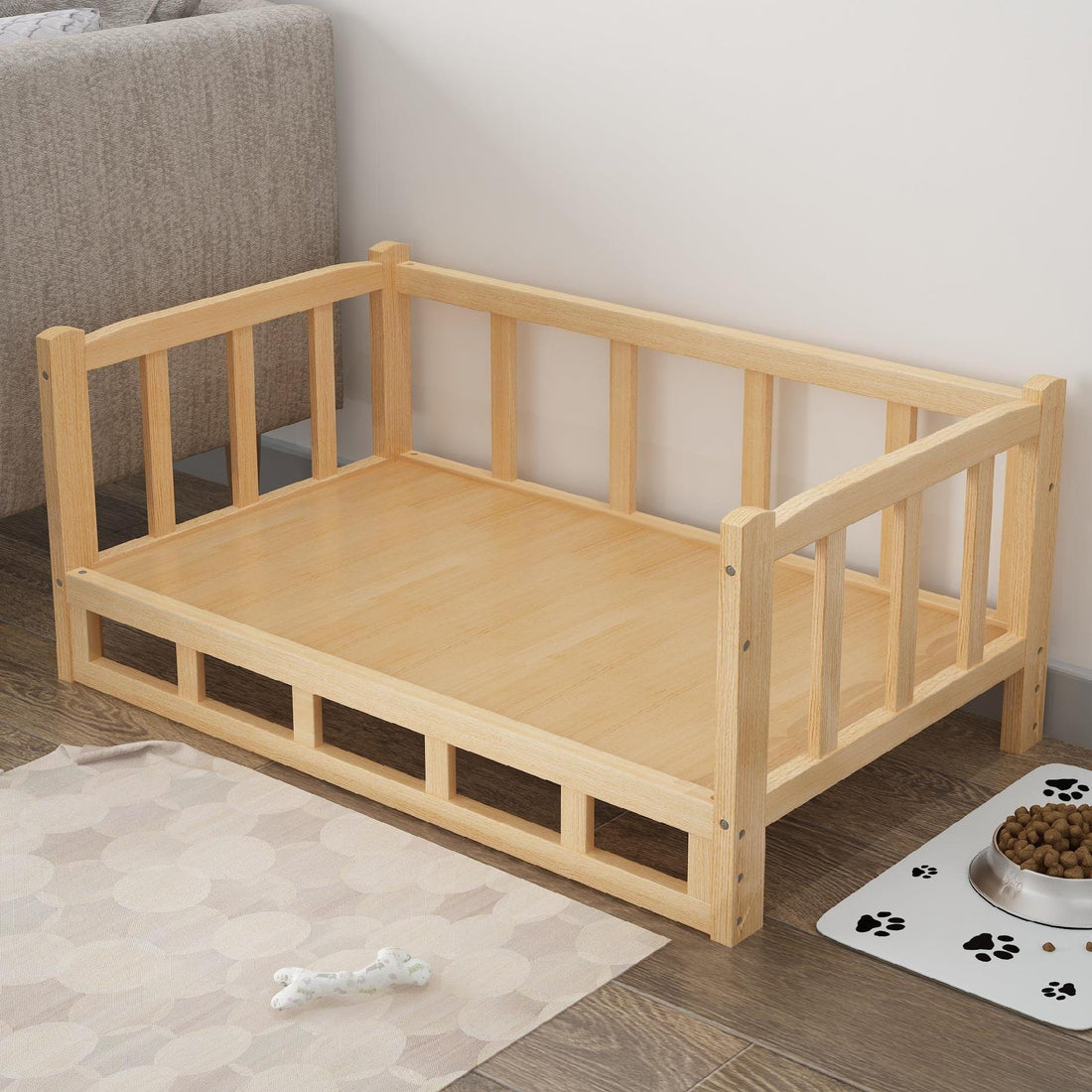 Pet Summer Wooden Bed