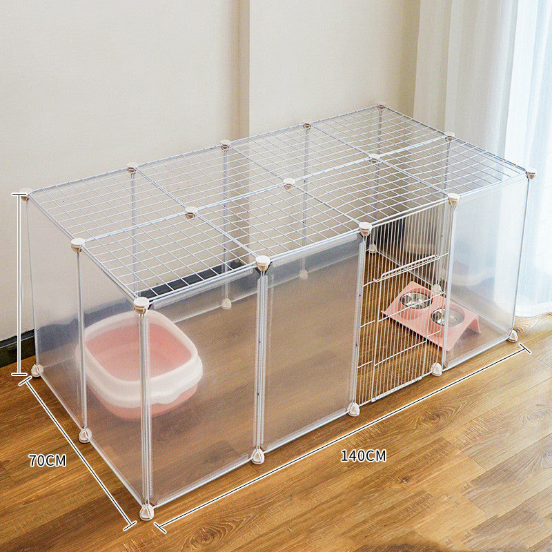 Full Transparent Resin Dog Fence