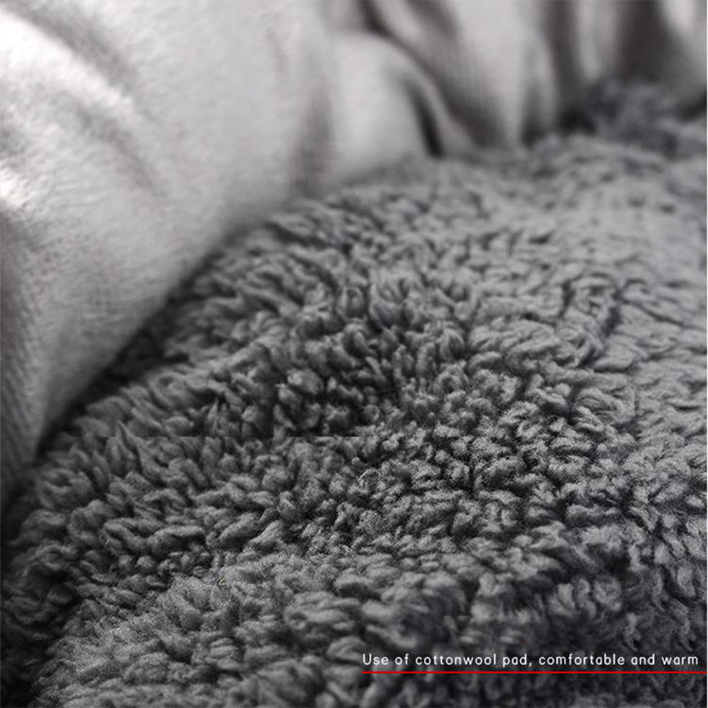 Short Plush Bed With Pillow