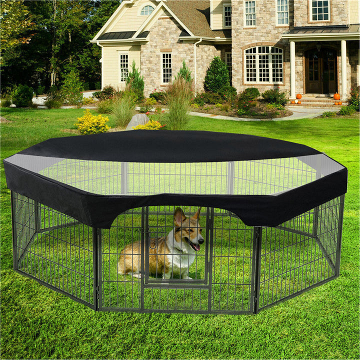 Eight-sided Pet Fence Top Cover