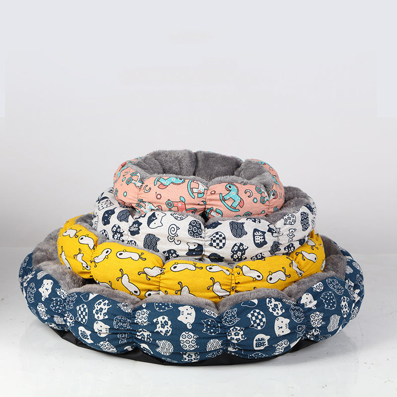 Calming Donut Bed For Puppy And Kitten