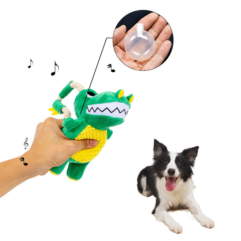 Dog Plush Sounding Chew Toy