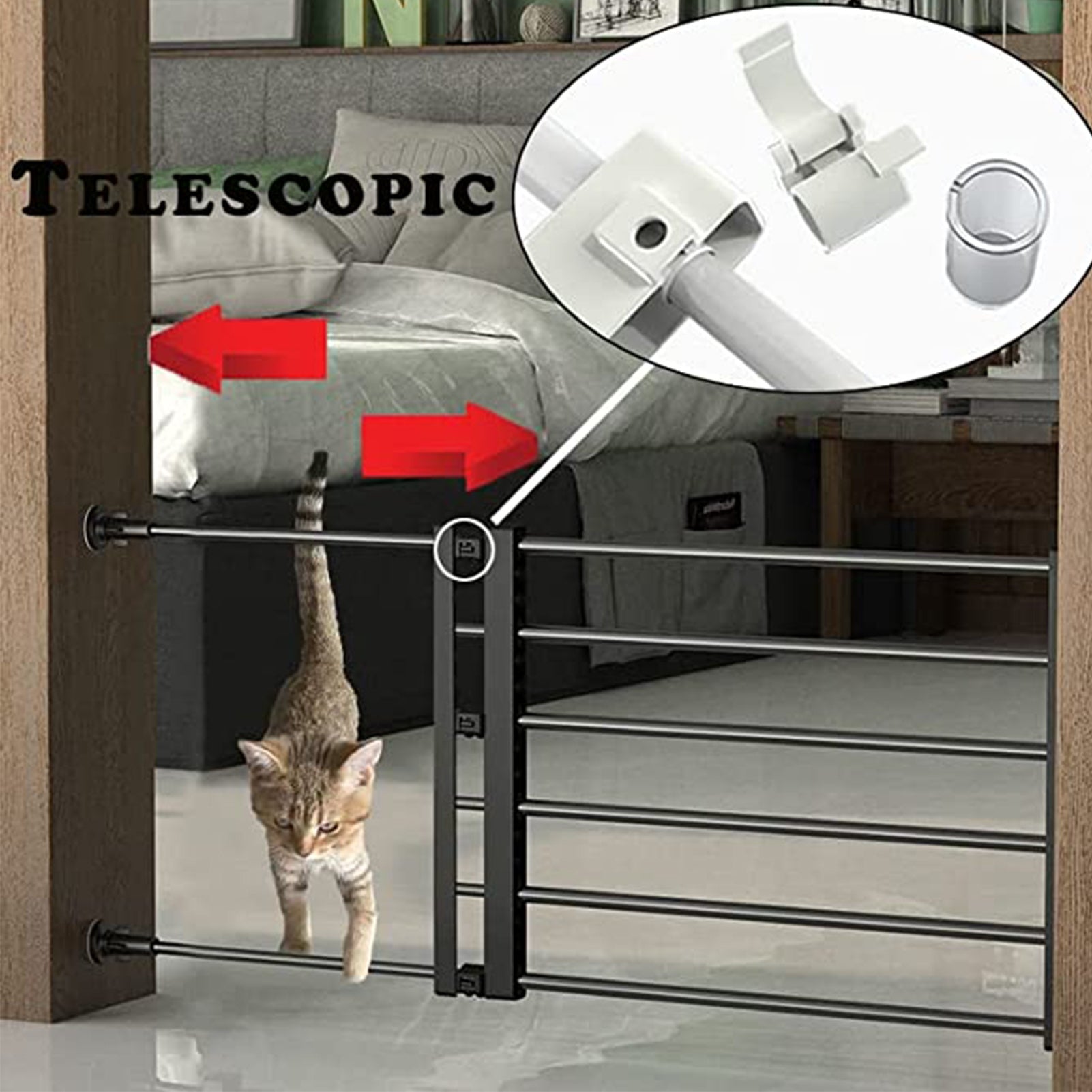 No Hole Punching Pet Dog Isolation Fence