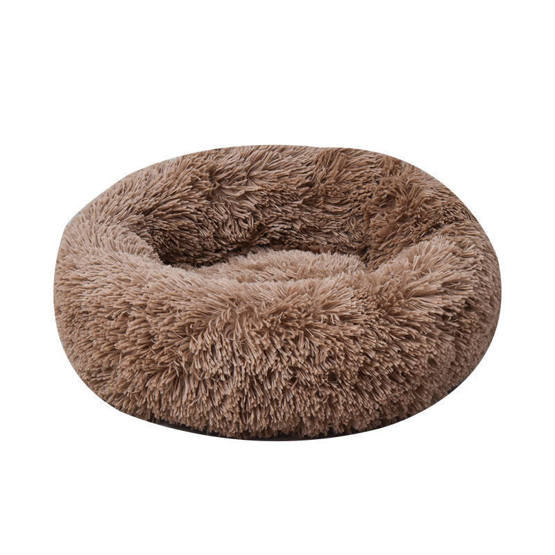 Plush Round Dog Bed