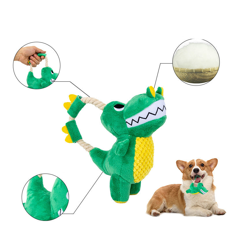 Dog Plush Sounding Chew Toy