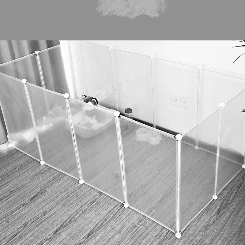 Full Transparent Resin Dog Fence