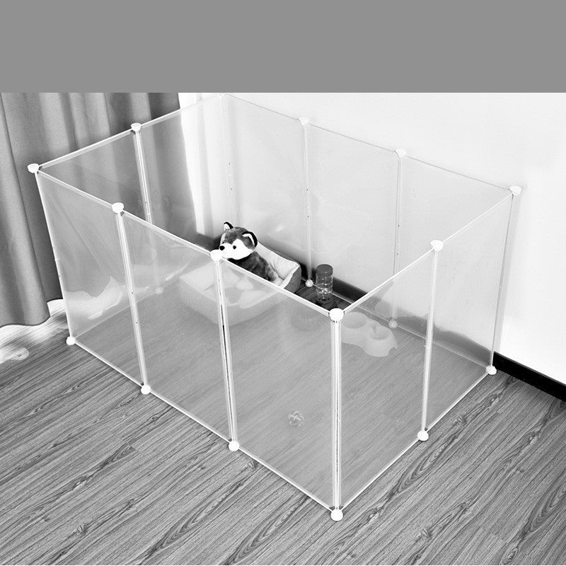 Full Transparent Resin Dog Fence