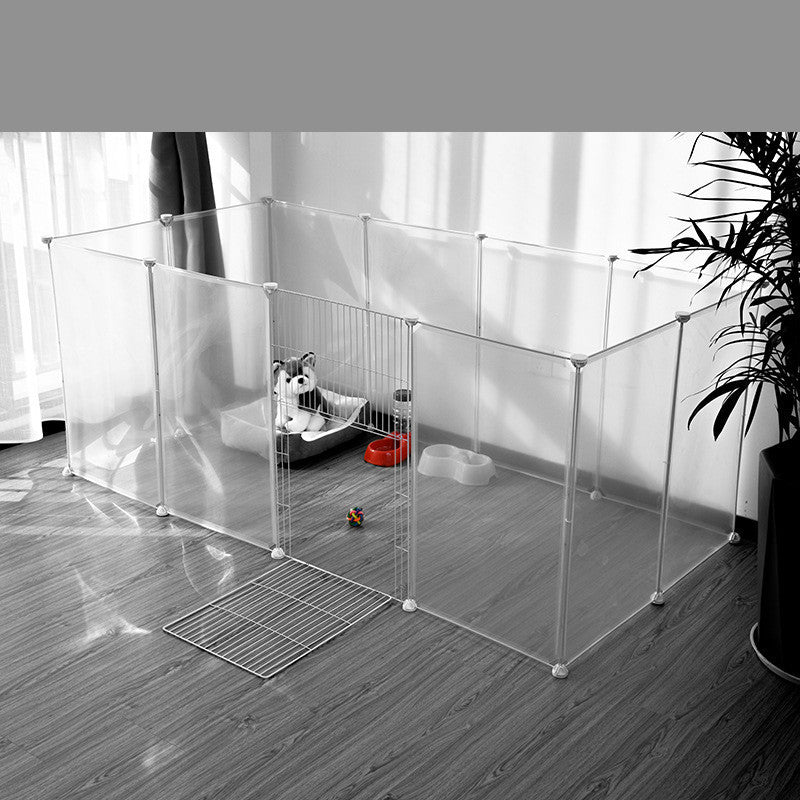 Full Transparent Resin Dog Fence