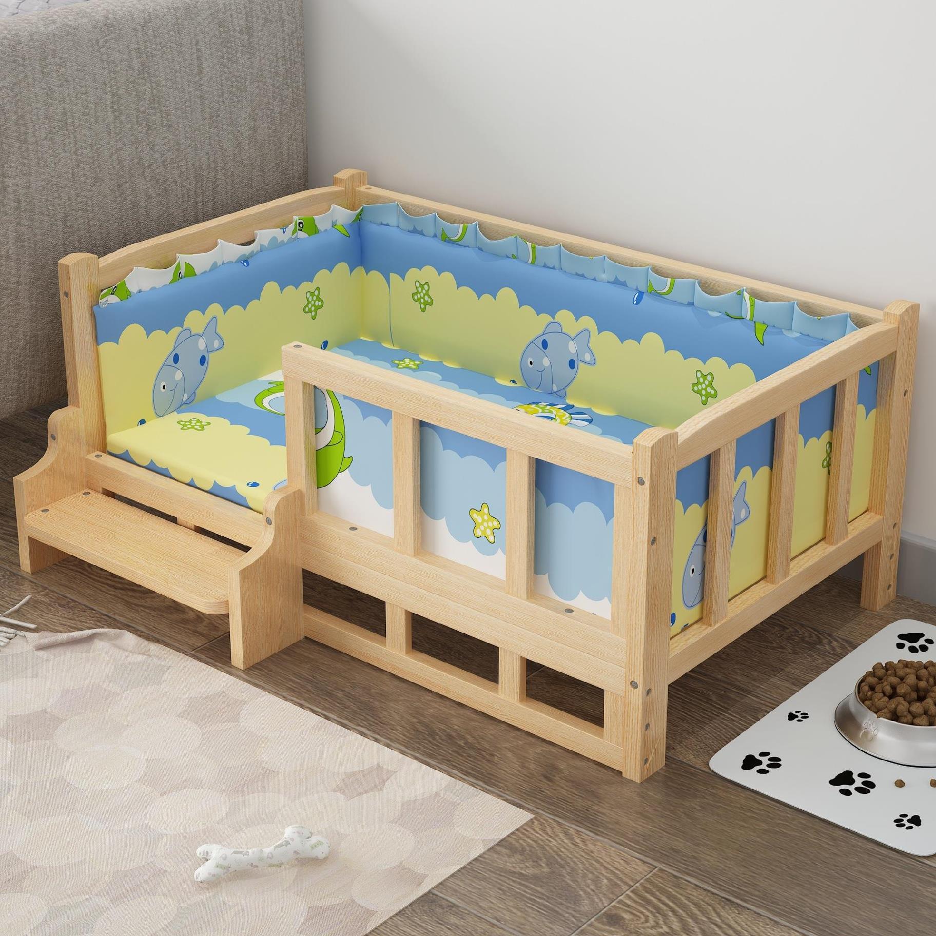 Pet Summer Wooden Bed