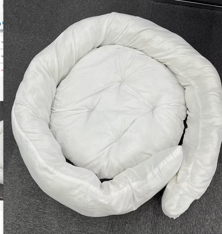 Plush Round Dog Bed