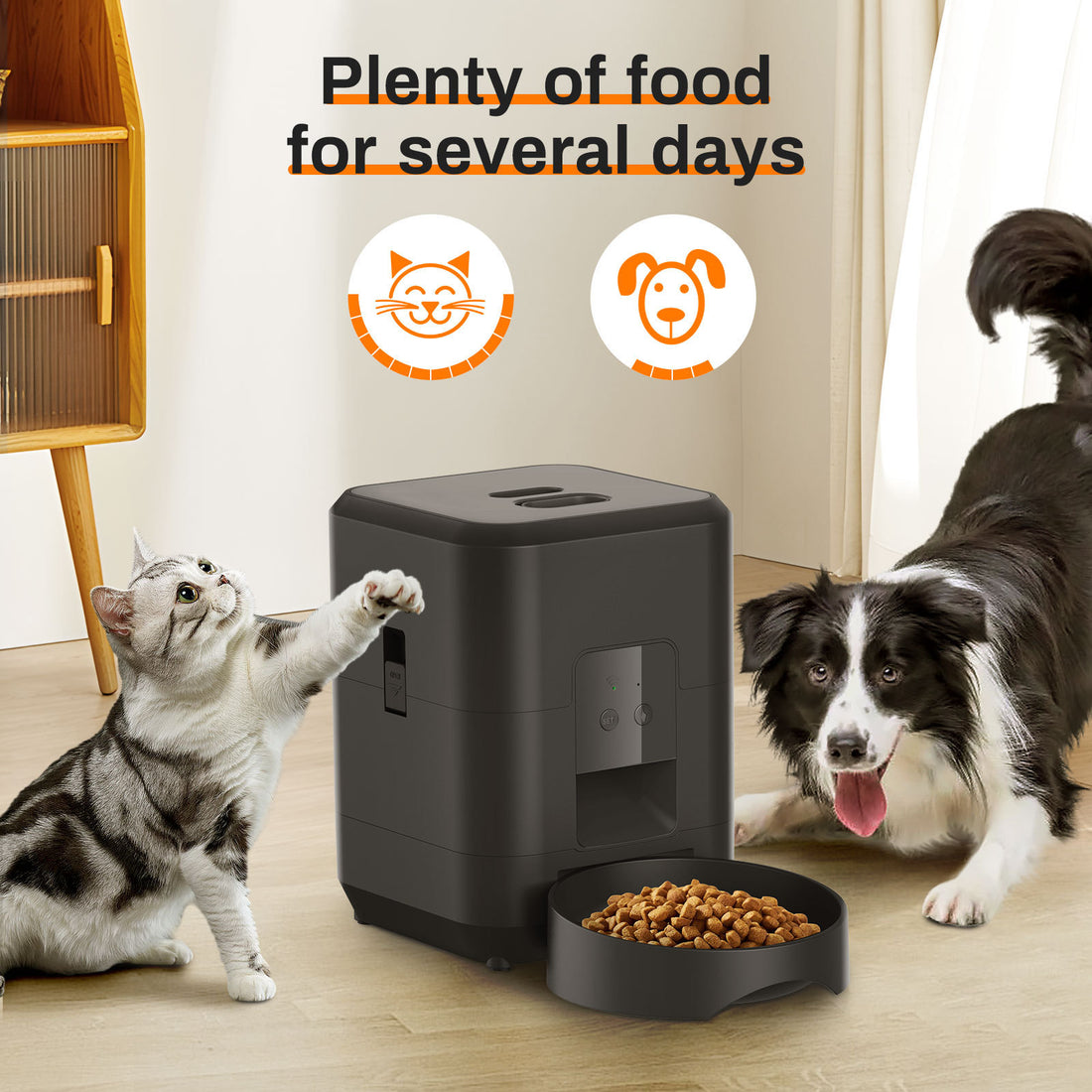 Pet Intelligent Timing Automatic Pet Feeder