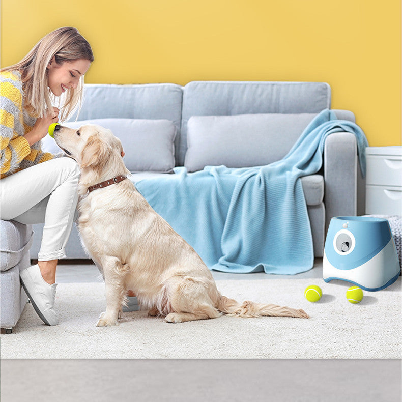 Pet Automatic Throwing Ball Thrower Tennis Launcher