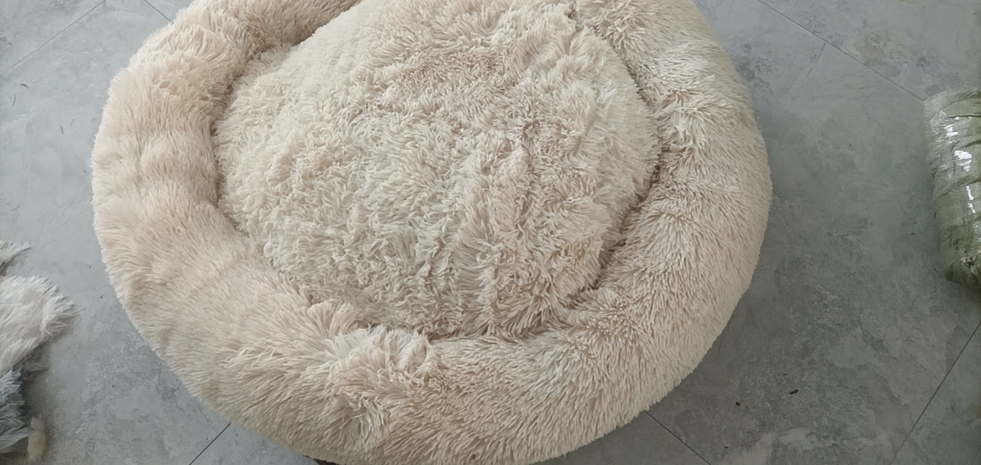 Plush Round Dog Bed