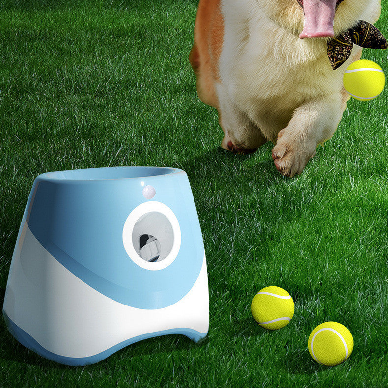 Pet Automatic Throwing Ball Thrower Tennis Launcher